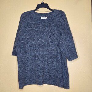 NWT Free People Women's Margot Sweater Tee - Charcoal Heather